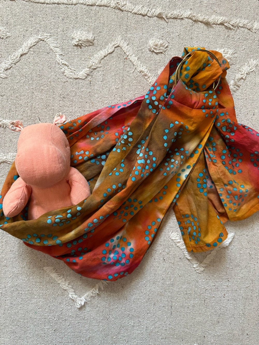 Kids ring sling wrap for play